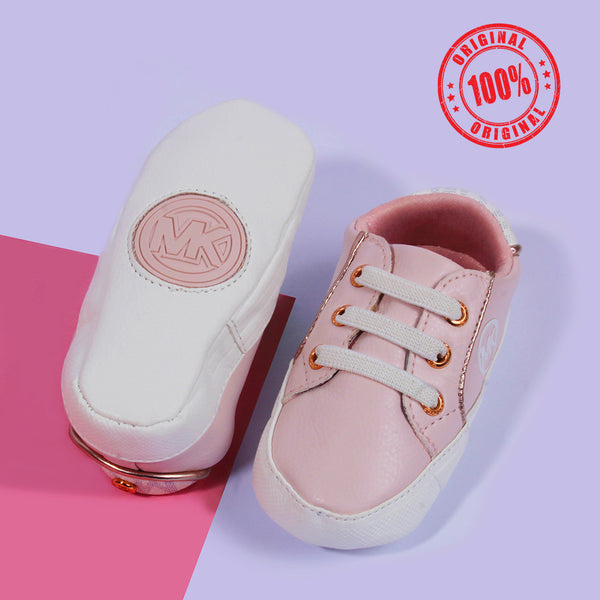 M.Kors Baby Girl Pink/Golden Shoes Pre-Walker