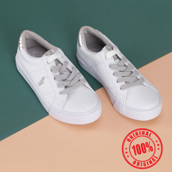 Polo-R.L White Grey Lace up Shoes