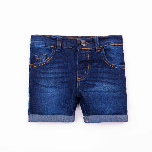 Baby Unisex Mid Blue Denim Short