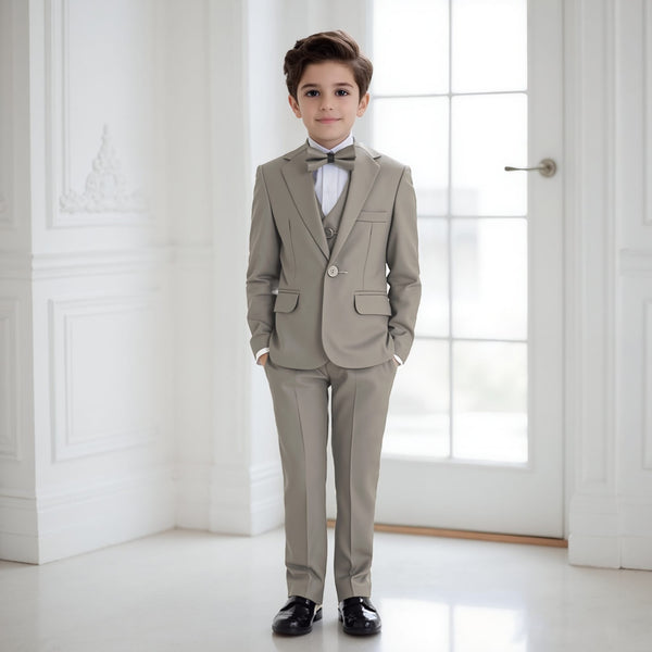 Baby Boy 4 Piece Light brown Formal Suits