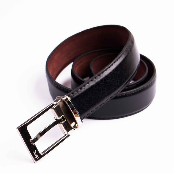 Boy Silver Buckle Formal Belt