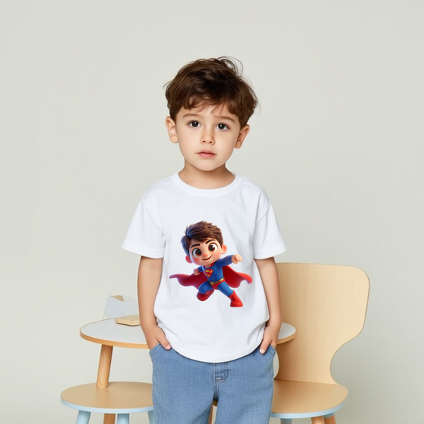 Baby Boy White T-Shirt Baby Baby Superman