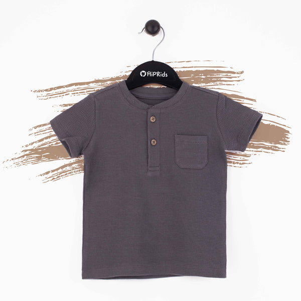 C.A Grey Half Sleeves T-Shirt