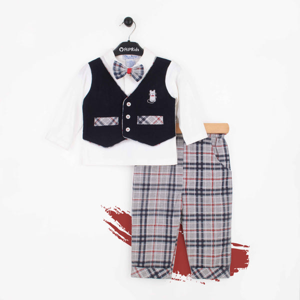 Baby Boy 2 Piece Formal burbery Checked