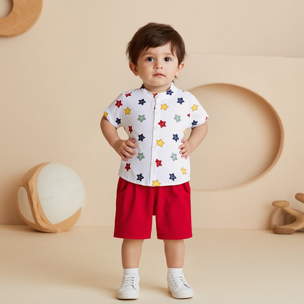 wonder-child 2 piece Set Multi Stars print