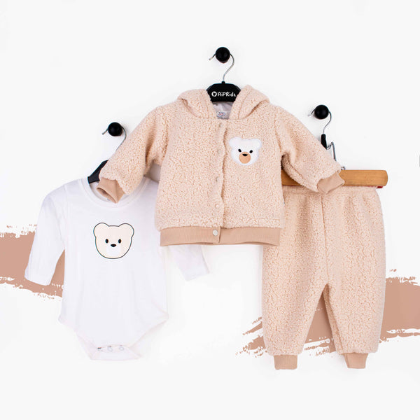 Baby Boy 3 piece Set Skin Bear