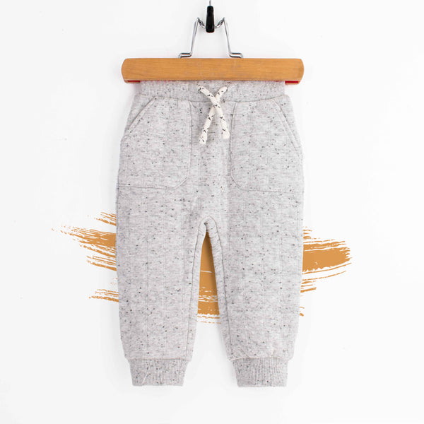 C.A Baby Boy Light Grey Self Pocket Trouser