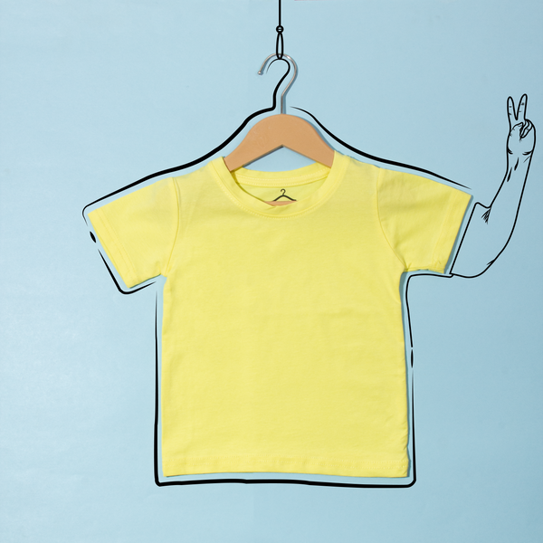 Baby Unisex Basic T-Shirt Yellow