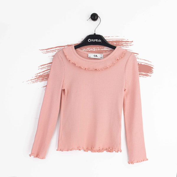 C.A Baby Girl Full sleeves Frill Style T-Shirt