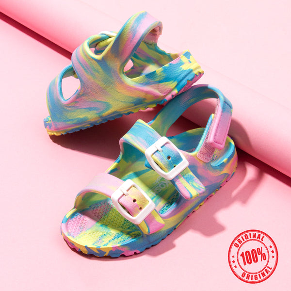 Osh-Kosh B'Gosh Kids-Child Rivar Pink Tie Dye Sandal