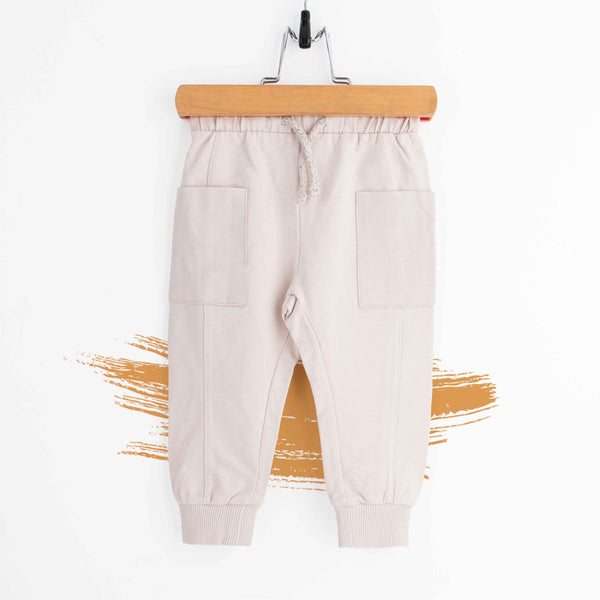 C.A Baby Boy Plain Light Off-White Pocket Trouser