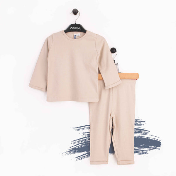 Baby Unisex 2 piece Set Skin Rib Fabric