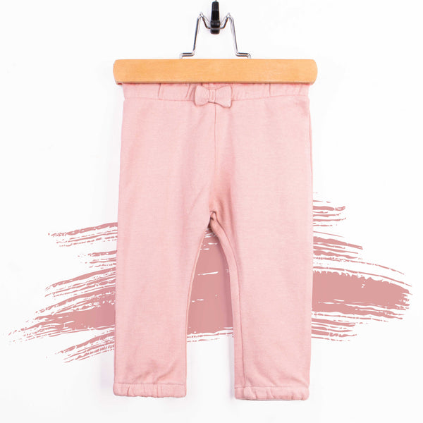 Baby Girl Pink Bow Trouser