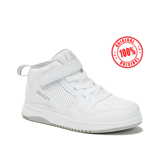 AND1 Toddler Boys White Court High Basketball Sneakers