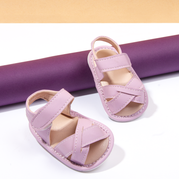 Baby Girl Pink Straps Sandal Pre walker Walking Sole