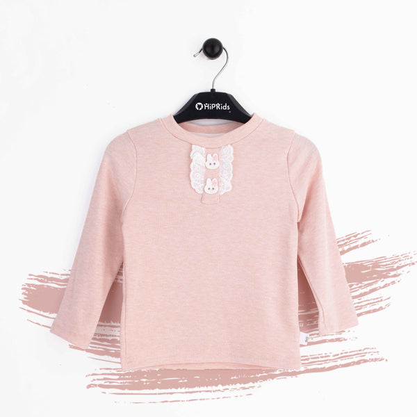 Baby Girl Pink lace frill Tops