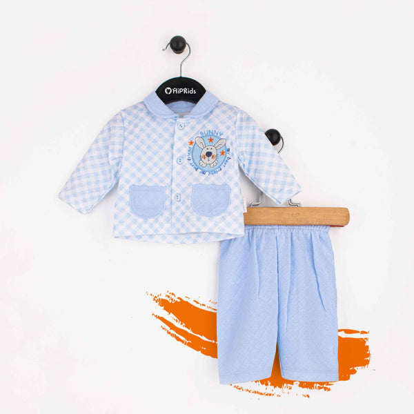 Baby boy 2 piece Set Bunny Best Friends