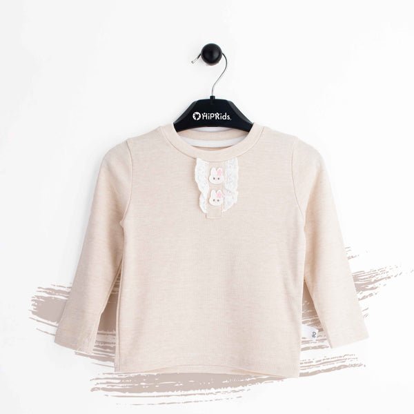 Baby Girl Light Skin lace frill Tops