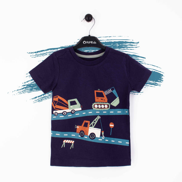 Mother-Care Boy Vehicles Print T-Shirt