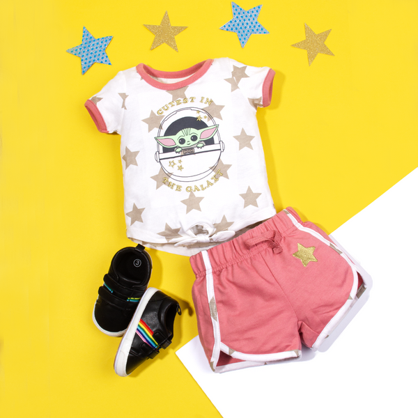 Baby Girl 2 Piece Set Pink Cutest In The Galaxy