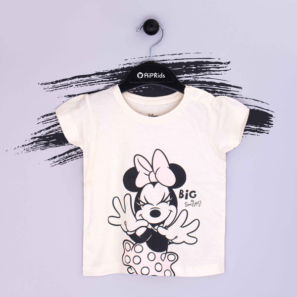 Baby Girl T-Shirt Minnie Mouse Big Smiles