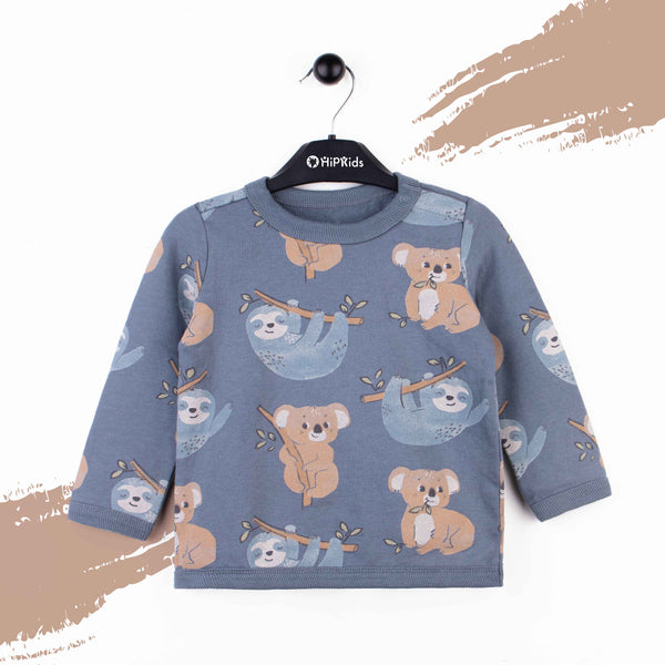 Baby Boy Sweatshirt Koala Bear Print