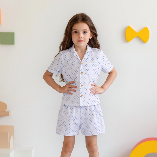 Baby Girl 2 Piece Small Flowers Print Safari Suit