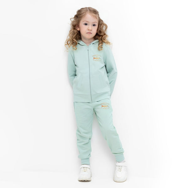 Bench Girl 2 Piece Sea Green Track Suit with hoodie