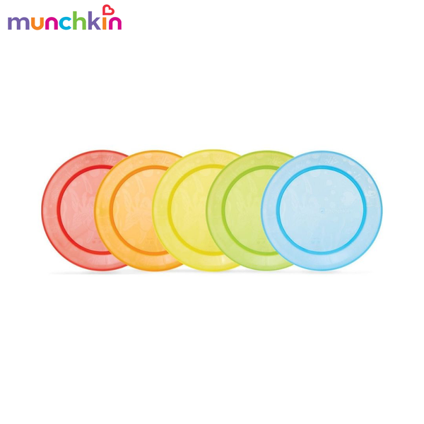 Munchkin Multi Plates 5pk Multi colors