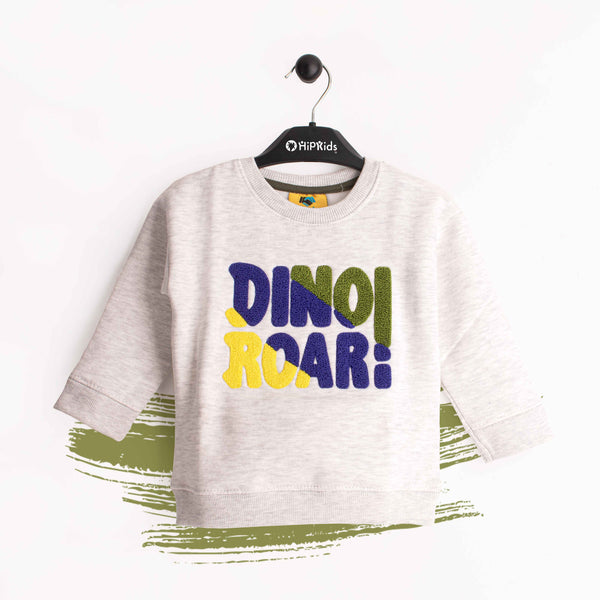 Baby Boy Dino Roar Sweatshirt