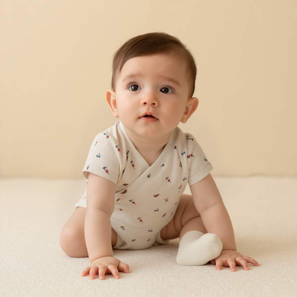 Baby Unisex Bodysuits Fruits Print