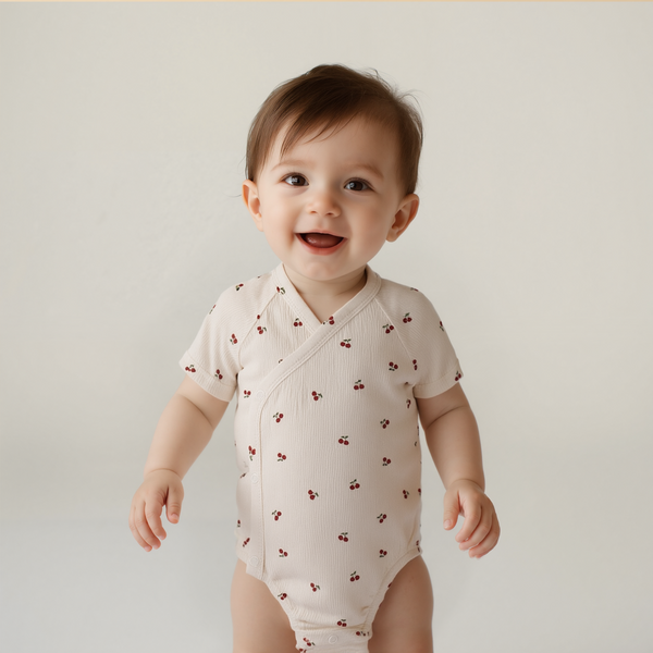 Baby Unisex Bodysuits berries Print
