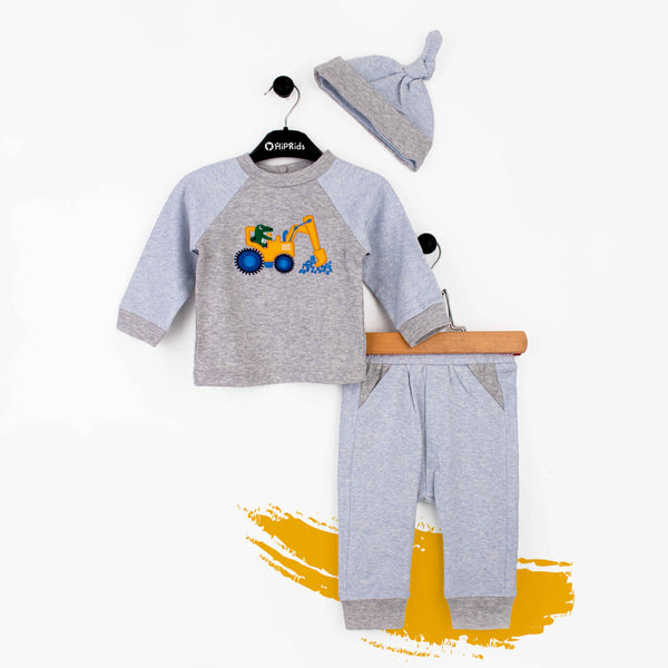 Baby boy 3 Piece Set Dino