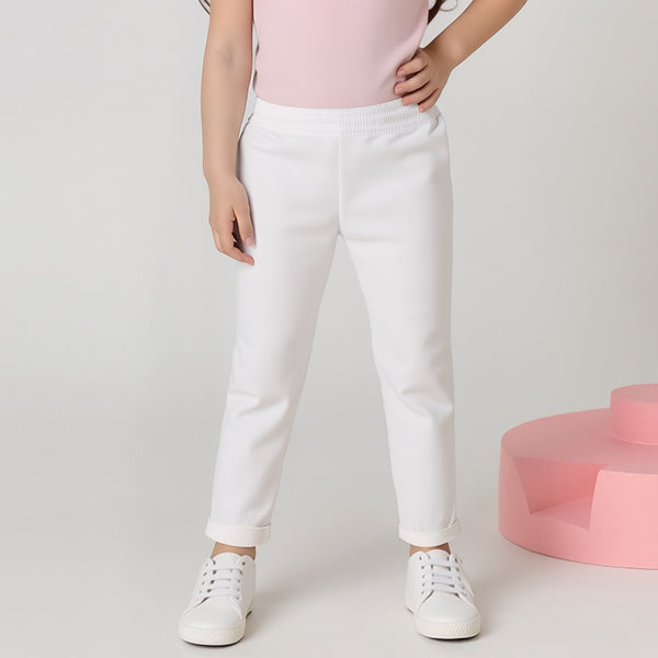 Baby Girl Plain White Tight