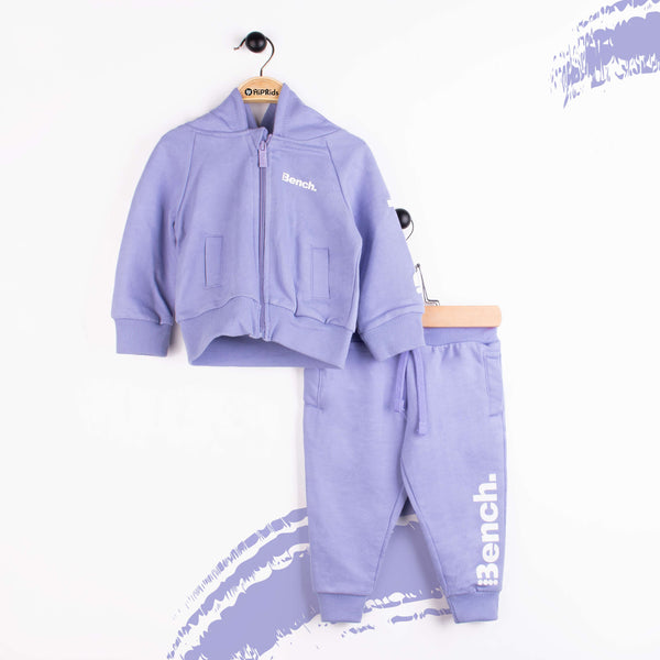 Bench Girl 2 Piece Light Purple Track Suit with hoodie