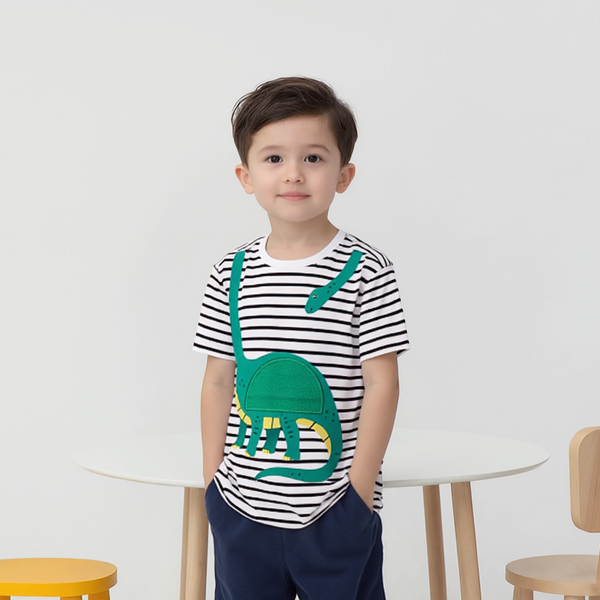 Boy Green Dino T-Shirt