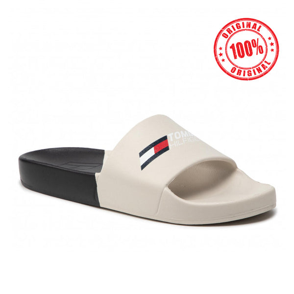 TH Tommy Colourblock Slides with Brand Print