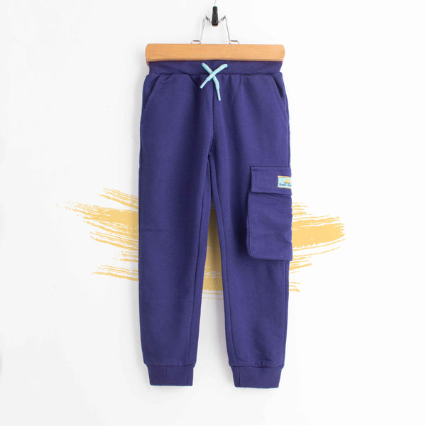 Boys Side Pocket Royal Blue Trouser