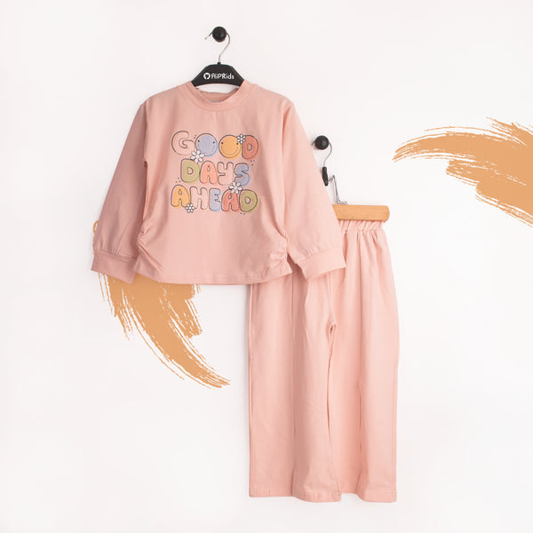 Baby Girl 2 piece Light Pink Good Day's A Head