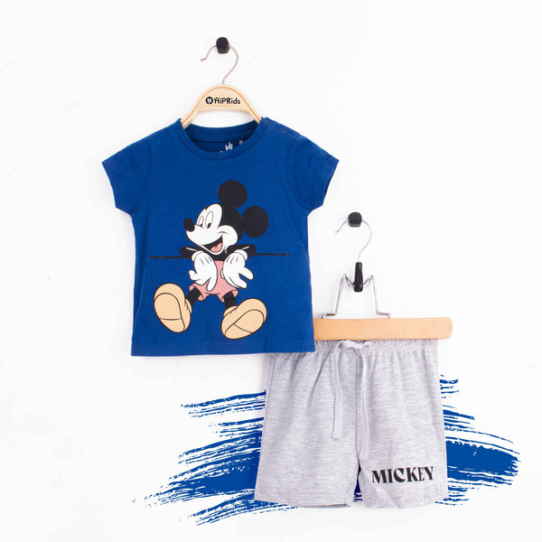 DS Baby Boy 2 Piece Blue Mickey Mouse