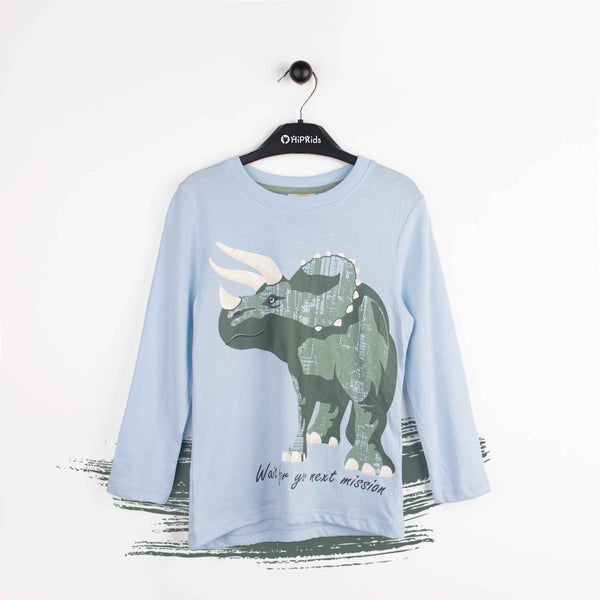 Baby Boy Full Sleeves Wait For Your Next Mission T-Shirt