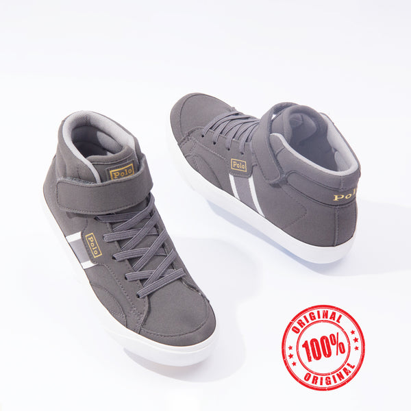 Polo-R.L Grey Stick-on shoes