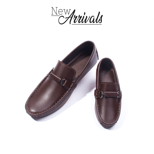 Baby Boy Brown Fancy Clip Loafers