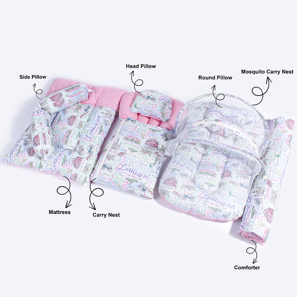 Baby Bedding 8 Piece Set French Quarters