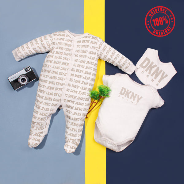 Baby Boy 3 Piece Set Skin DKNY Print