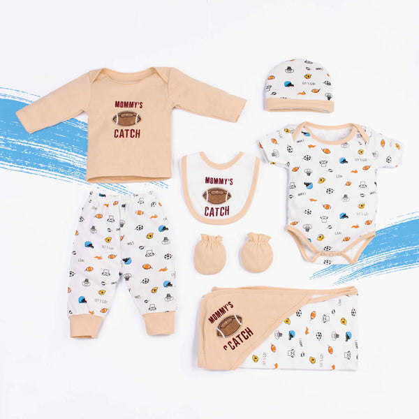 Baby Boy 7 Piece Starter Set Skin Mommy's Catch