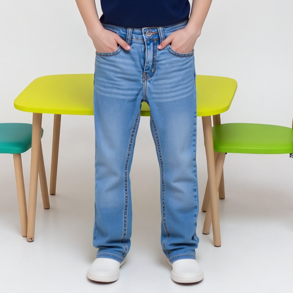 Boy Mid Blue Denim Pant