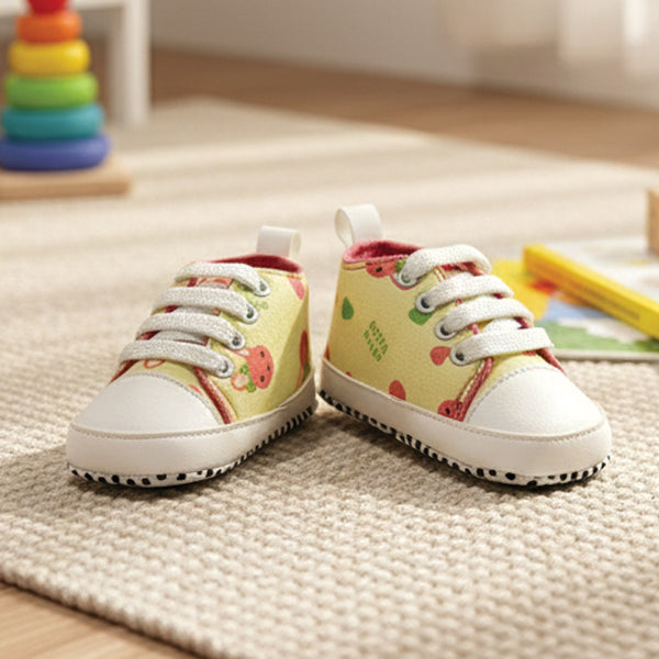 Baby Girl Multi Hearts Print Pre-walker