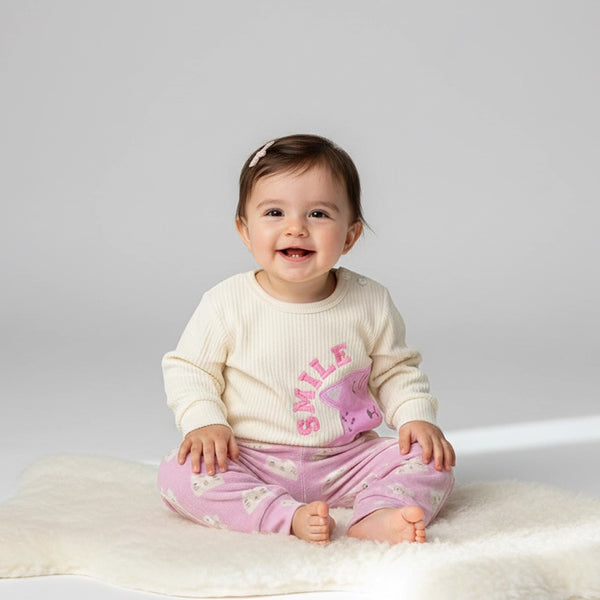 Geo-rge Baby Girl 2 Piece Set Smile