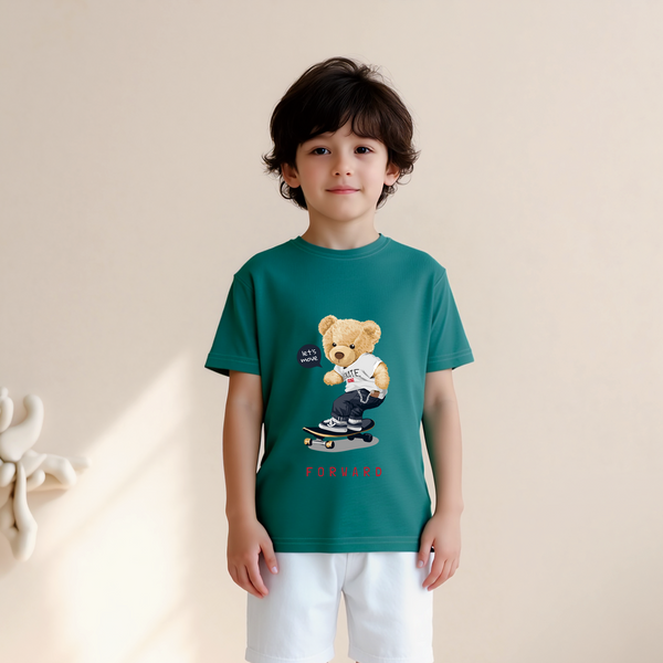 Baby Boy T-Shirt Let's Move Forward